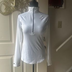 Copperfit XS Half Zip Athletic Shirt with thumbholes. (Unisex)